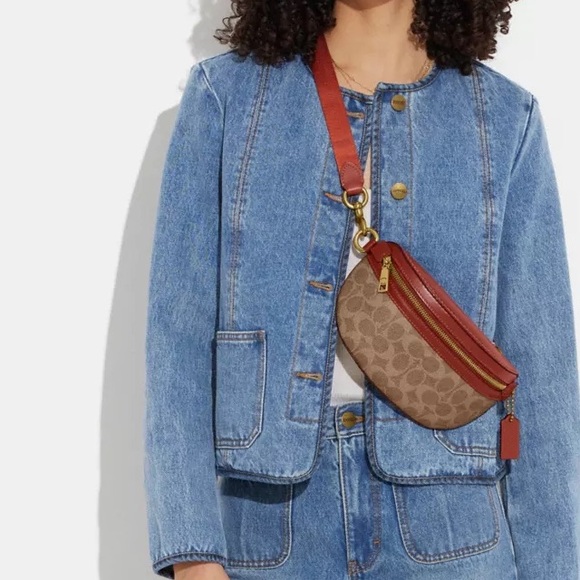 Coach Handbags - Coach Bethany Belt Bag In Signature Canvas